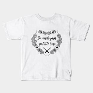 Yarn Time Management Tee Kids T-Shirt